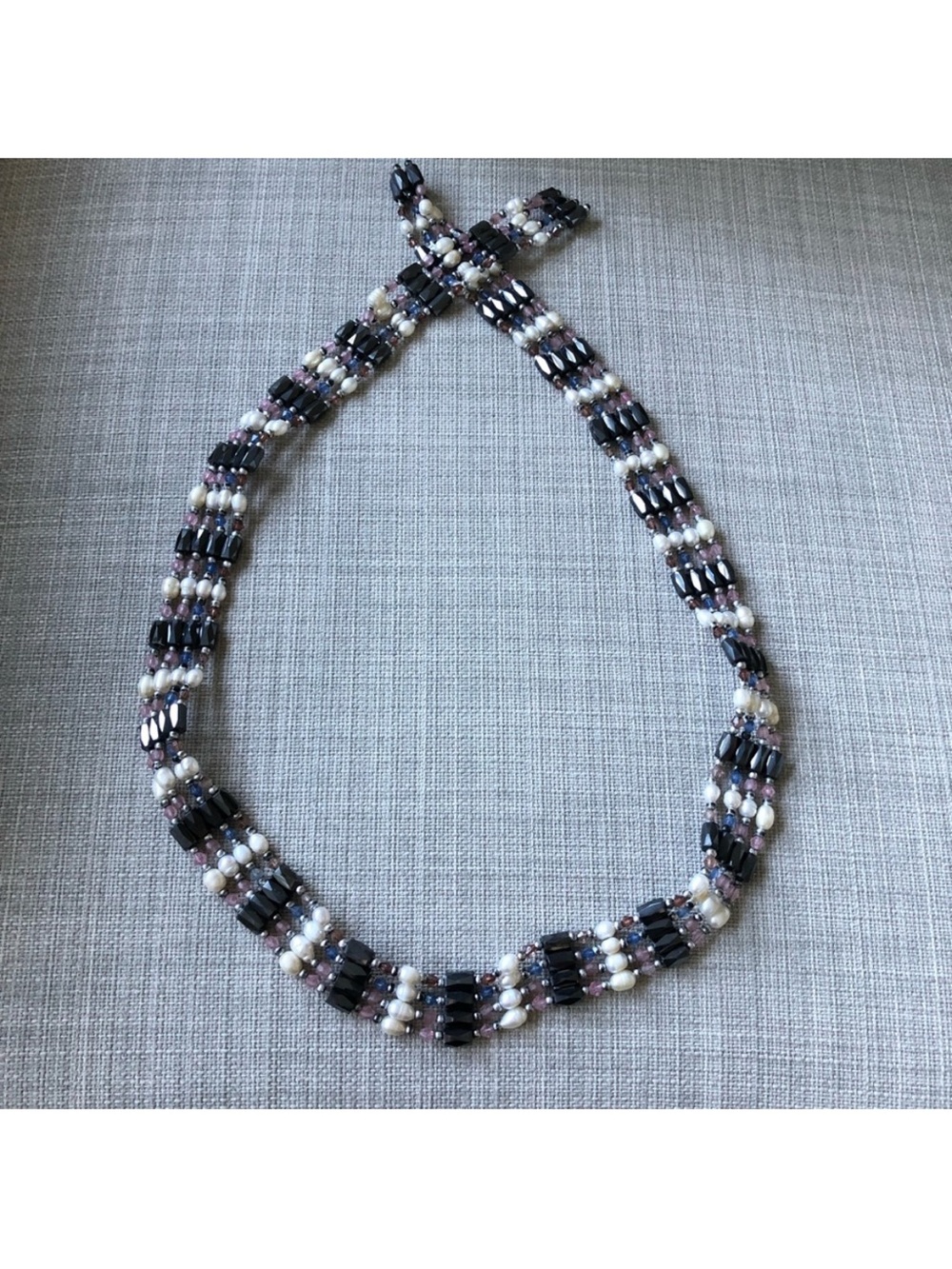 Genuine Pearl Magnetic Pull Apart Choker/Bracelet
